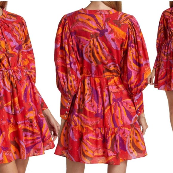 Farm Rio Banana Juice Mini Dress - Picture 2 of 3